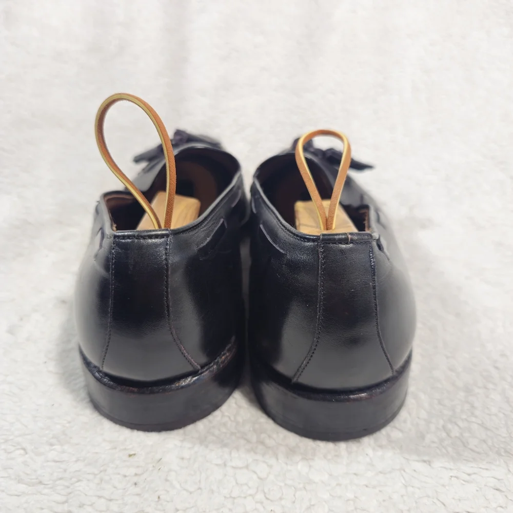 Allen Edmonds Black Leather Tassel Loafers Size 9 C
